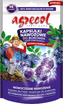 AGRECOL Ferticaps kapsułki nawozowe do bor&oacute;wek i jag&oacute;d kamczackich 14 szt.