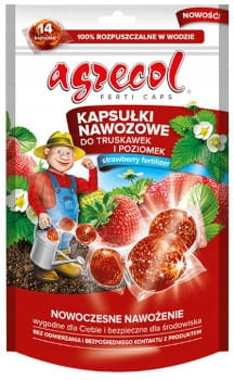 AGRECOL Ferticaps kapsułki nawozowe do truskawek i poziomek 14 szt.