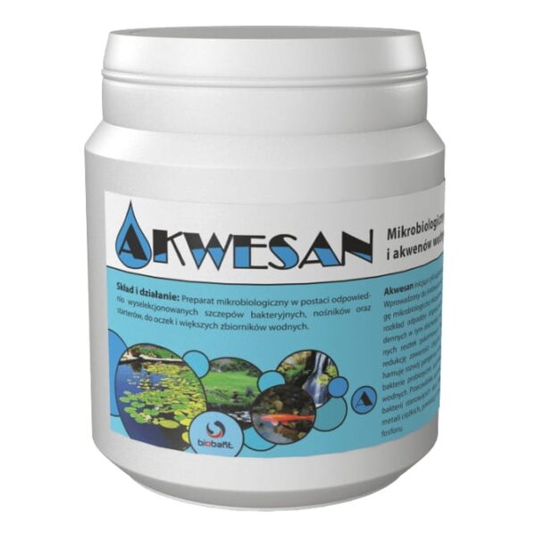 Akwesan Preparat mikrobiologiczny do oczyszczania oczek i akwen&oacute;w wodnych 150g - Biobakt