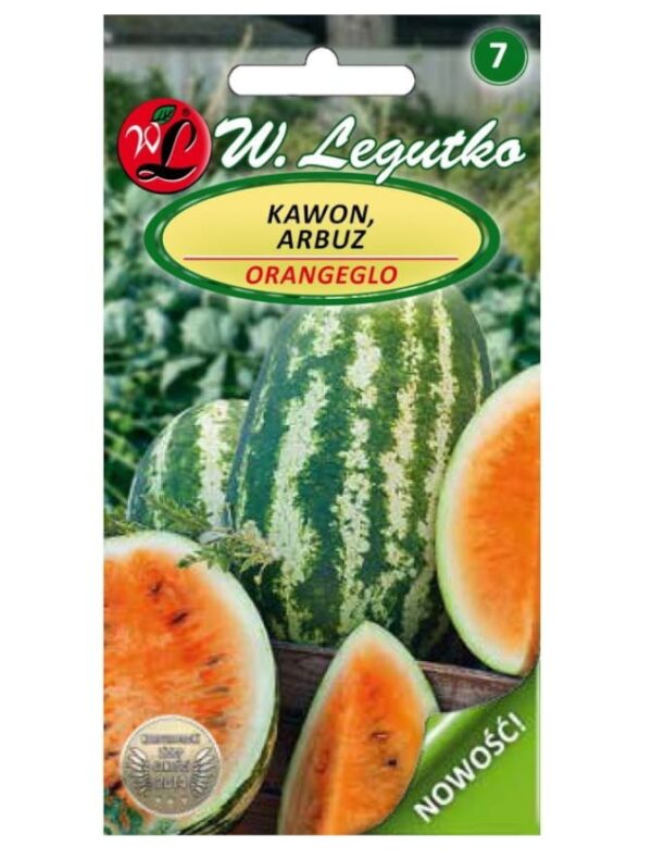 Arbuz Kawon Orangeglo miąższ pomarańczowy nasiona 1g - W. Legutko