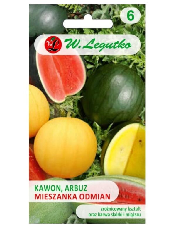 Arbuz Kawon mieszanka odmian nasiona 1g - W. Legutko