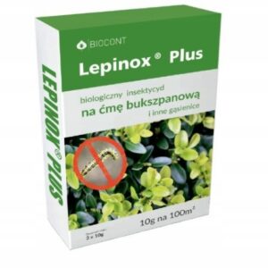 BIOCONT Lepinox Plus 3x10g do zwalczania ćmy bukszpanowej i innych gąsiennic