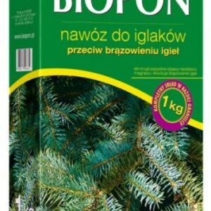 BIOPON Nawóz do iglaków przeciw brązowieniu igieł granulat 1kg