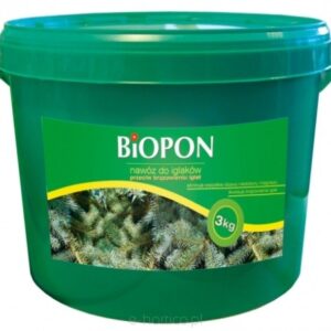 BIOPON Nawóz do iglaków przeciw brązowieniu igieł granulat 3kg