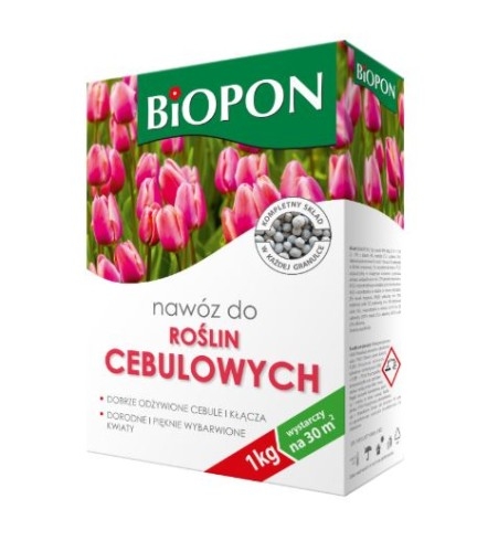 BIOPON Naw&oacute;z do roślin cebulowych granulat 1kg