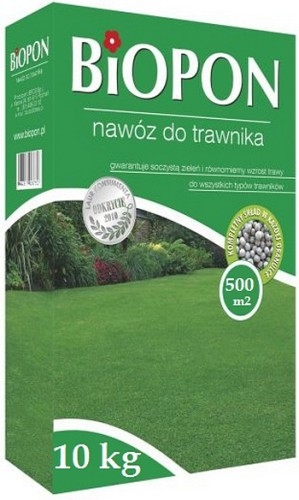 BIOPON Naw&oacute;z do trawnika granulat 10 kg