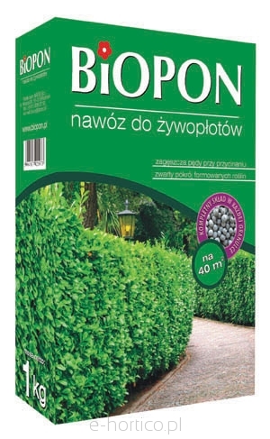 BIOPON Naw&oacute;z do żywopłot&oacute;w granulat 1kg