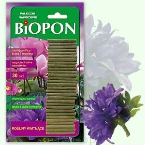 BIOPON Pałeczki nawozowe do kwitnących 30szt