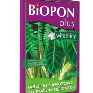 BIOPON Tabletki nawozowe plus do zielonych z witaminą 20szt