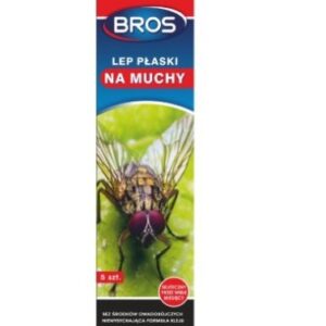 BROS Lep płaski na muchy 5 szt.