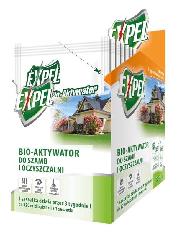 Bio-Aktywator do szamba saszetki 20 szt. - Expel