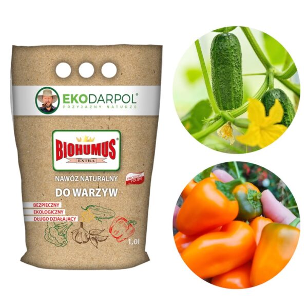 Biohumus Extra Warzywa naw&oacute;z sypki 1L - EKODARPOL
