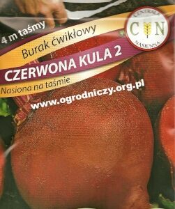 CENTRALA NASIENNA Burak Czerwona Kula - nasiona na taśmie 4 m