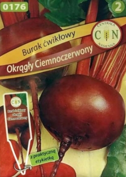 CENTRALA NASIENNA Burak ćwikłowy ciemnoczerwony okrągły 10G