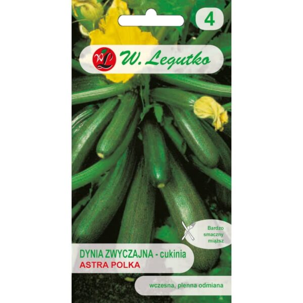 Dynia Zwyczajna cukinia Astra Polka 3g - W. Legutko