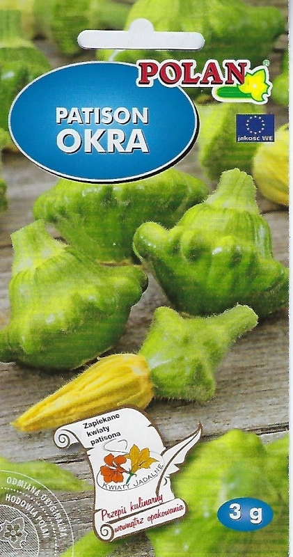 Dynia Zwyczajna (patison) Okra nasiona 5g - POLAN