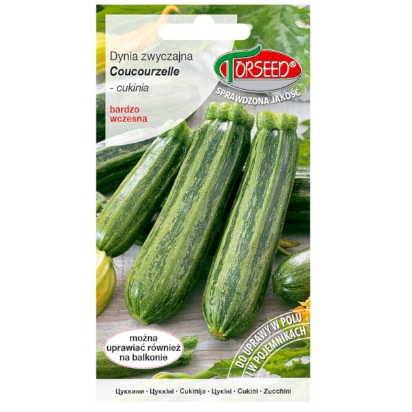 Dynia zwyczajna Cukinia Coucourzelle nasiona 2g - TORSEED