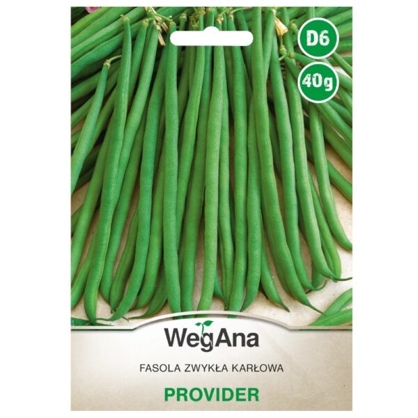 Fasola szparagowa karłowa Provider nasiona 40g - WegAna