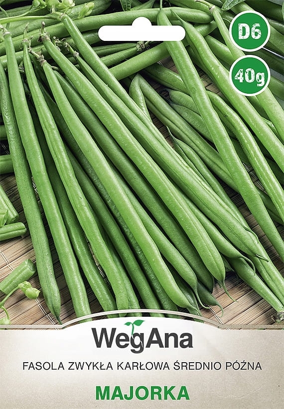 Fasola zwykła karłowa Majorka 40g - WegAna