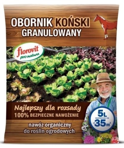 Florovit Pro Natura obornik koński granulowany 5L