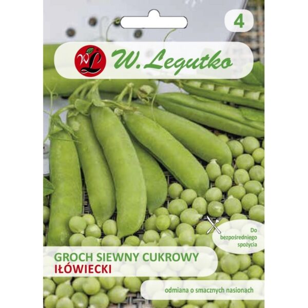 Groch siewny cukrowy Ił&oacute;wiecki nasiona 40g - W. Legutko