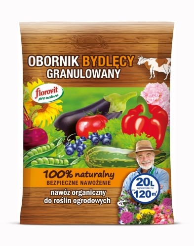INCO Florovit Pro Natura obornik 20l bydlęcy granulowany
