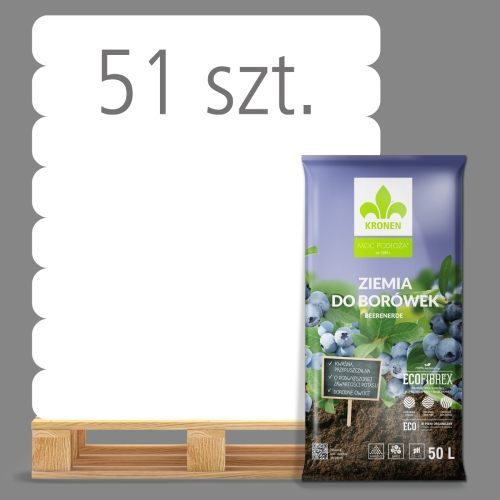 KRONEN Ziemia do bor&oacute;wek 50 l Paleta 51 szt.