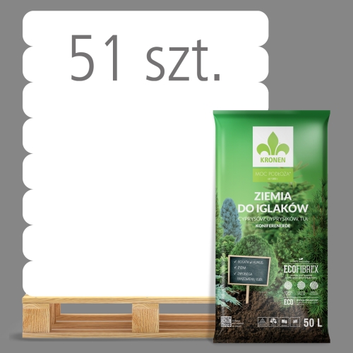KRONEN Ziemia do iglak&oacute;w 50 l Paleta 51 szt.
