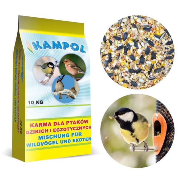 Karma dla dzikich ptak&oacute;w na chłodne dni DZP 10kg - Kampol