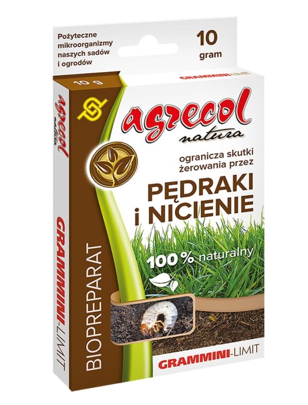 Koncentrat na pędraki w trawniku Grammini Limit - Agrecol Natura