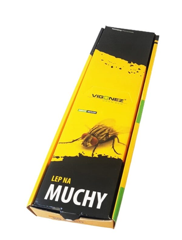 Lep na muchy płaski eco mocny klej 80 szt. - Vigonez
