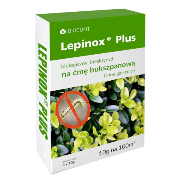 Lepinox Plus na ćmę bukszpanową 3 x 10 g - Biocont