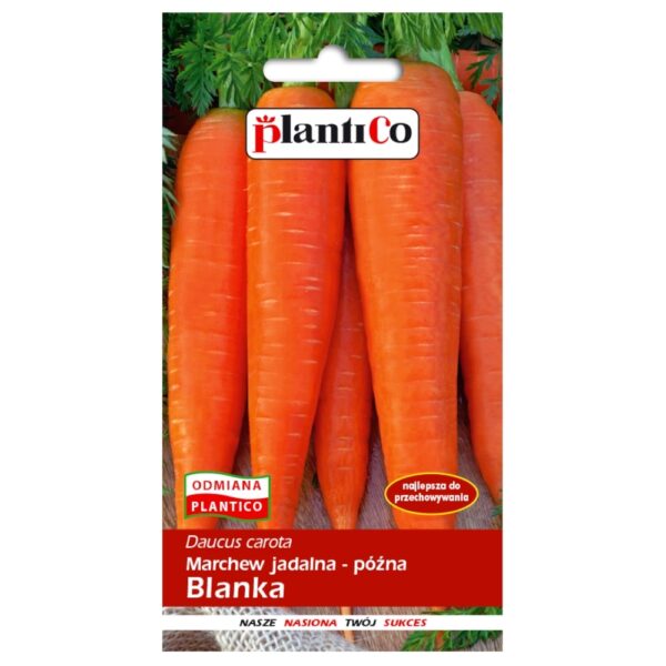 Marchew jadalna Blanka nasiona 5g - PlantiCo