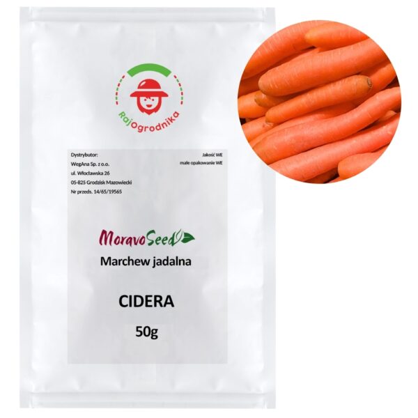 Marchew jadalna Cidera 50g - WegAna