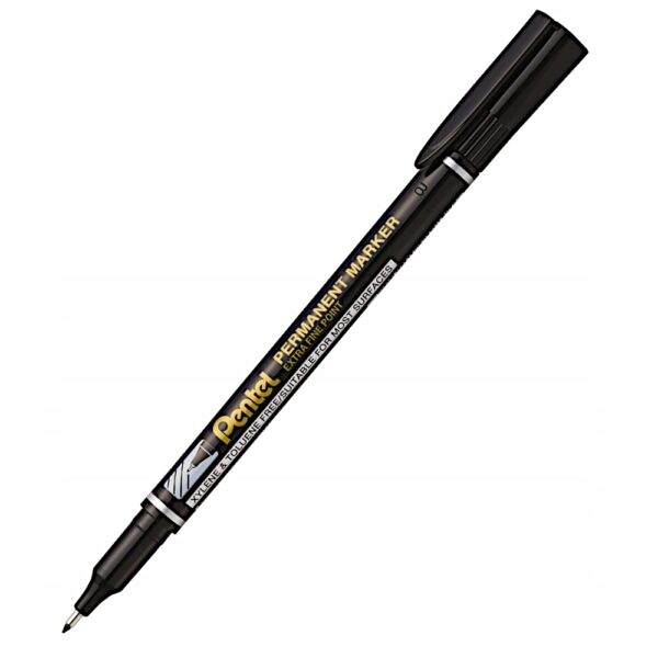 Marker permanentny czarny 1 szt. - Pentel