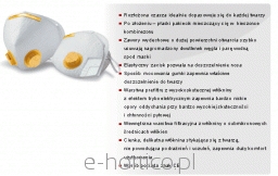 Maska SECAIR 2P2 z dwoma zaworkami