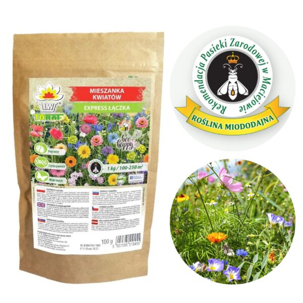 Mieszanka Kwiat&oacute;w Express Łączka 100g- TORAF