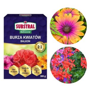 Nawóz Burza Kwiatów do roślin balkonowych 2w1 Osmocote 300 g - Substral
