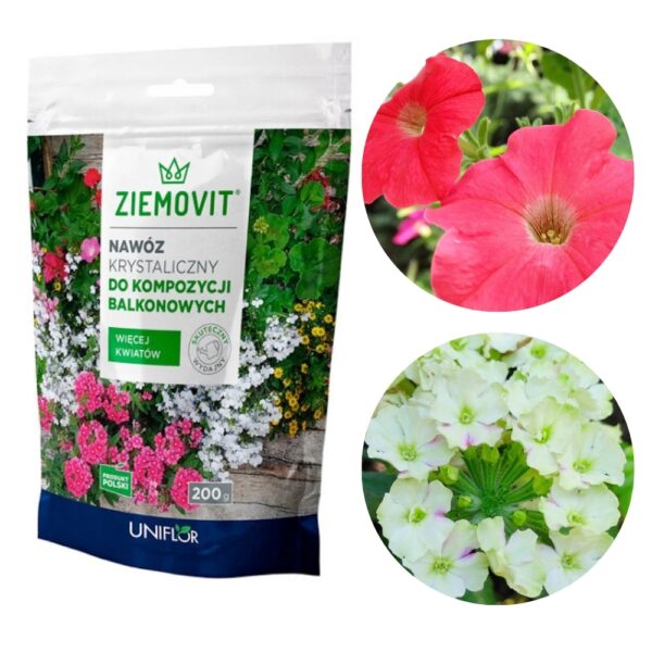 Naw&oacute;z krystaliczny do roślin balkonowych 200g - Ziemovit