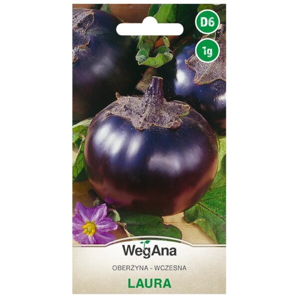 Oberżyna Laura nasiona 1g - WegAna