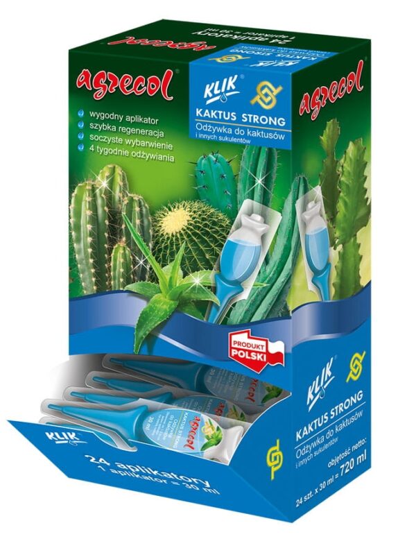 Odżywka naw&oacute;z do kaktus&oacute;w Kaktus Strong 24 x 30 ml - Agrecol