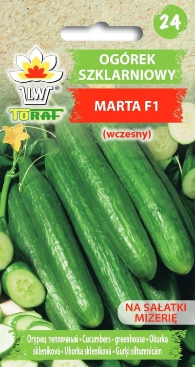 Og&oacute;rek szklarniowy Marta F1 nasiona 1g - TORAF