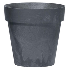 PROSPERPLAST Doniczka Cube Beton Effect - antracyt DCUB300E-S433