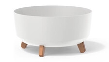 PROSPERPLAST Doniczka Gracia Low biały DGRS400L-S449