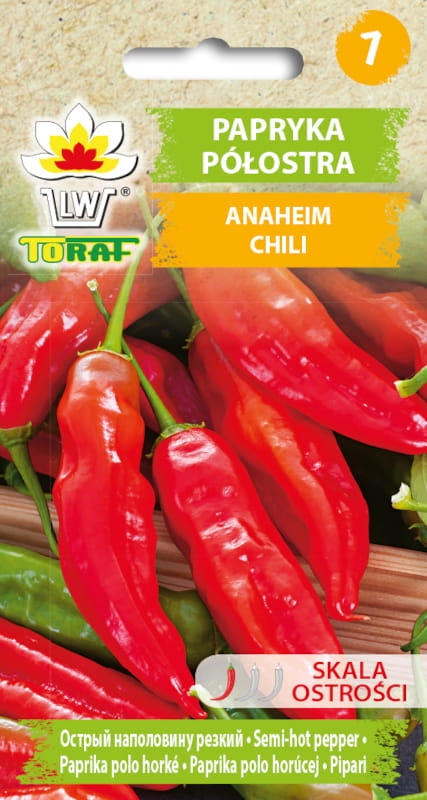 Papryka ostra Anaheim chili nasiona 0
