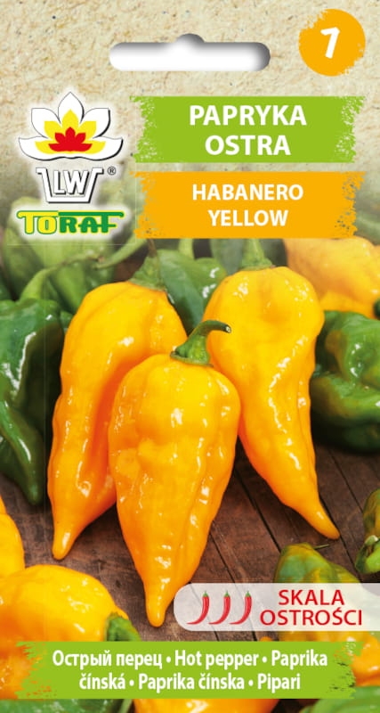 Papryka ostra Habanero Yellow nasiona 0