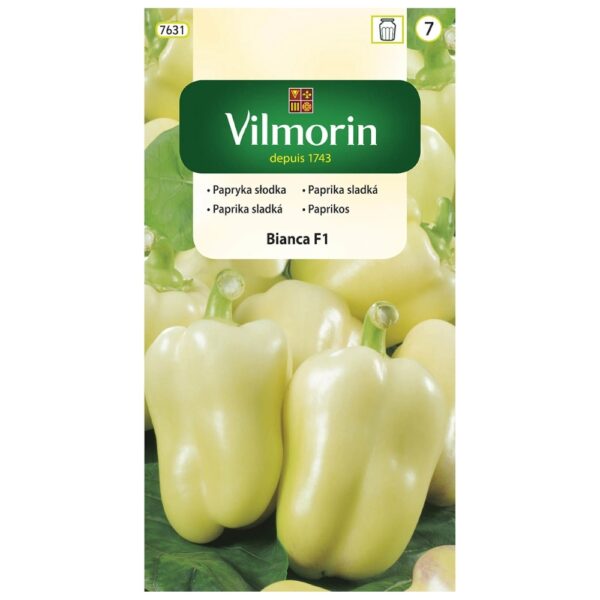 Papryka słodka Bianca F1 nasiona 7szt. - VILMORIN