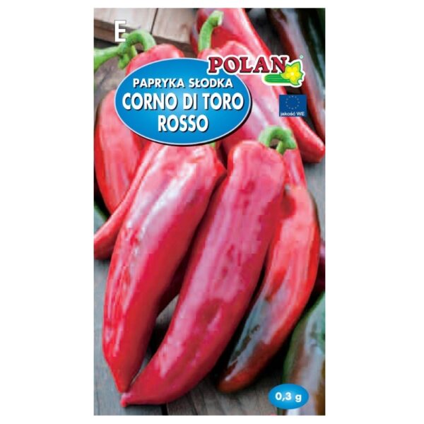 Papryka słodka Corno di Toro Rosso nasiona 0