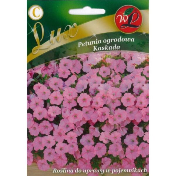 Petunia ogrodowa Kaskada r&oacute;żowa nasiona 0