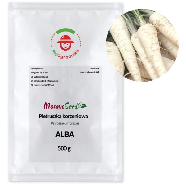 Pietruszka korzeniowa Alba nasiona 500g - WegAna